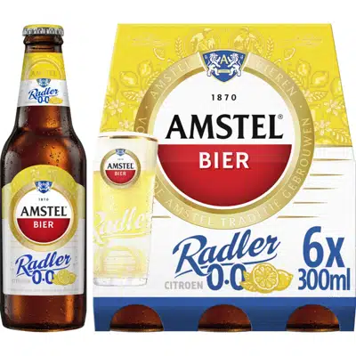 Amstel - Radler 0.0 Glass - 6 Pack