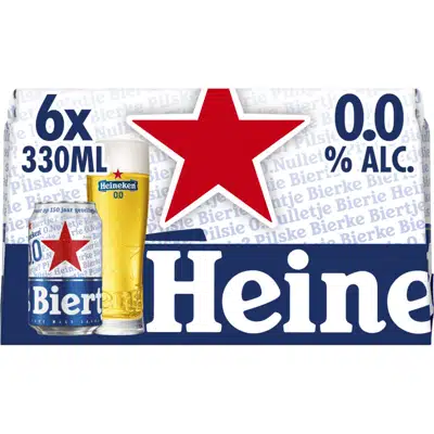 Heineken - Premium Pilsener 0.0 Can - 6 Pack