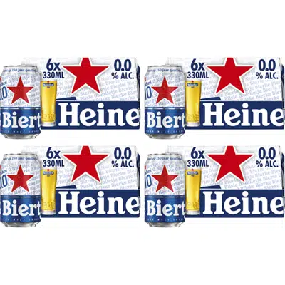 Heineken - Premium Pilsener 0.0 Can - 24 Pack